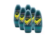 6 x Rexona Men Motion Activated Ultra Recharge Deodorant Roll On 45mL