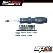 SP Tools 1/4"Dr Bit & Socket Set & Rotatable Ratchet Driver - 16pc | SP39635
