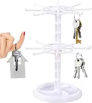 Key Holder Display Service - Countertop Key Organizer Rack | Modern Door, Stylish Stand for Home and Office, Durable Display Rack for College
