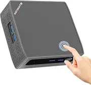 kidwants Touch Mini PC KN1 with Built-in Touchpad, N4000 8GB LPDDR4 RAM, 128GB eMMC, 4K Dual Display Desktop Computer for Home Office, BT 5.0/ WiFi 5/USB 3.0