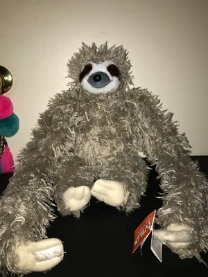 2017 Wild Republic 30" Three Toed Sloth Plush Toy W/ Sticky Hands NWT K&M Intl.