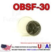 Sanwa Denshi Original OBSF-30 White Push Button JAMMA guitar killswitch 30mm