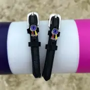 Tri-Color Champion Ribbons Designer Spur Straps - Mane Jane