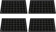 Anneome Magnetic Cutting Mat 4pcs Iron Material Crafting Sewing DIY Magnetic Bolt Tray Nonslip Versatile