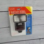 SUNPAK DIGIFLASH 3000 DSLR Camera Flash New Old Stock Imperfect Packaging