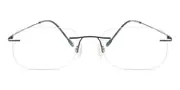 Rimless Square Black SmartBuy Collection Abra TT-GV01 002 Fashion Men Eyeglasses