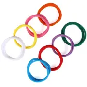 288pcs Elastic Loom Bands Potholder Loom Knitting Loom Bands