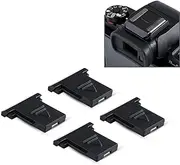 4Pcs Dedicated Camera Hot Shoe Cover Protector Cap for Canon EOS R 1DX 5DS 5DSR 5DM4 5DM3 6D 6DM2 7D 7DM2 80D 77D 70D T7i T6s T6i T5i T7 T6 T5 SL2 SL1 M50 M5 M2 Powershot G1X G5X G16 G15 SX50 SX60 HS