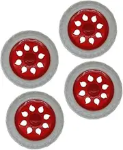 COOPHYA 4pcs Shopping Cart Luggage Wheels Replacement Carry Wheels Replacement Wheel Dolly Heavy Duty Wheels Trolleys Wheels Casters Laundry Trolley Wheels Foldable Trolley Wheels Plastic