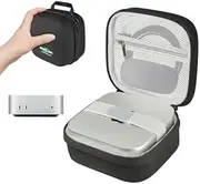 [sarlar] Hard Carrying Case Compatible with Apple 2024 Mac Mini M4/M4 Pro & Accessories, Portable Protection with Soft Linning & Hard Shell, Ideal for Travel and Storage, Black