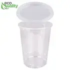 32oz Plastic Deli Food Storage Round Containers with Lids Meal Prep 200pcs Set
