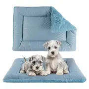 Dog Bed Mat, Crate Pad Reversible,Soft Kennel Pad, Washable Dog Crate Mat (Co...