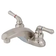 KB628LP Magellan Center Set Lavatory Faucet without Pop-Up, 4", Brushed Nickel