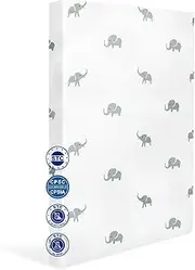 Casusv Mini Crib Mattress - 38x24x3 in Baby Crib Mattresses for Mini and Portable Crib - Breathable Dual Sided Memory Foam & High Density Support Foam with Waterproof Washable Crib Mattress Cover
