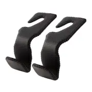 Headrest Hooks for Car - Back Seat Organizer for Purses, Bags, Coats - 2 Pack