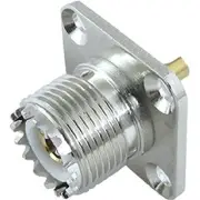 UHF Female Jack SO-239 Panel Chassis Mount Solder Cup RF Coaxial Connector High