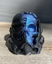 Star Wars Death Trooper Storm Trooper Skull Zombie Black Resin not 3D Print