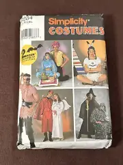 Vintage Sewing Pattern Simplicity Costumes 8284 Size A S, M, L Uncut