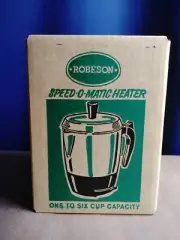 SPEED·O·MATIC HEATER 1 TO 6 CUP CAPACITY SOUP COFFEE HEATER NEW SEALED VINTAGE