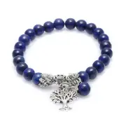 Unique Natural Energy Stone Life Tree Lapis lazuli Bracelet