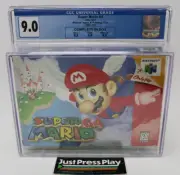 Super Mario 64 Nintendo 64 N64 1999 CIB CGC Graded 9.0