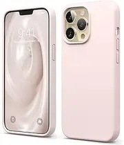 elago Liquid Silicone Case Compatible with iPhone 13 Pro Case (6.1"), Premium Silicone, Full Body Protection - 3 Layer Shockproof Phone Cover, Anti-Scratch Soft Microfiber Lining (Lovely Pink)