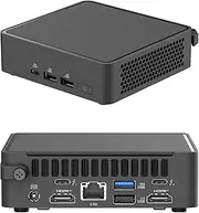 WEELIAO NUC 15 Pro Mini PC (NUC15CRKU5) – Intel Core Ultra5 225H,Up to 96GB DDR5, Intel Arc Graphics, Wi-Fi 7, PCIe Gen5 SSD – Compact AI Desktop Computer(48GB RAM，1TB SSD)