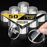 PHIXBEAR 1.18" extra large mounting putty for walls removable, poster putty for walls no damage, sticky dots glue, museum sticky sticker clear double tape