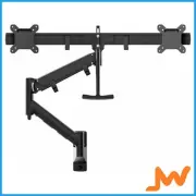 Atdec Tandem Crossbar Dual Monitor Wall Mount - Black