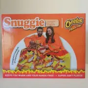 Flaming Hot Cheetos Snuggie Wearable Super Soft Fleece Blanket w/ Sleeves