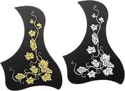 UPKOCH 2pcs PVC Guitar Pickguards for Acoustic Classical Guitars and Protective Pickguards Durable Scratch Resistant Accessories for DIY Lovers