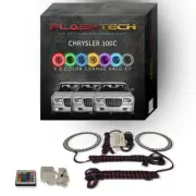 RGB Angel Eye LED Halo kit with IR Remote for 2005-2010 Chrysler 300C Fog Lights (for: Chrysler)