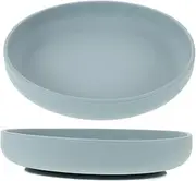 Amosfun 2-Piece Suction Plate Set Design Portion Control Plate Spill-Proof Silicone Base for Toddlers Elderly