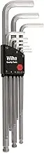 Wiha 66994 Ball End Hex L-Key Chrome Metric 9 Piece Set