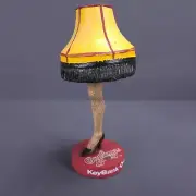 A Christmas Story Leg Lamp Bobble Head KeyBank Exclusive Crate Box Neca New