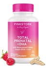 Pink Stork Total Prenatal Vitamins with DHA Folate Iron Choline and Vitamin B...