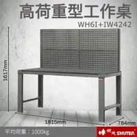在飛比找樂天市場購物網優惠-【量販2台】樹德 重型鋼製工作桌 WH6I+IW4242 (