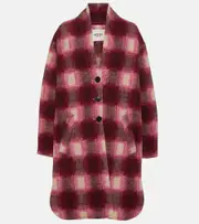 [Marant Etoile] Marant Etoile Gabriel checked wool-blend coat AU 10 multicoloured