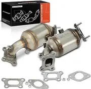 Front Left and Right Catalytic Converter Kit Direct-Fit Compatible with Cadillac, Chevy & GMC - 2019-2023 Blazer, 2017-2023 Acadia, 2017-2023 XT5, 2020-2023 XT6 - V6 3.6L - E.P.A. Compliant