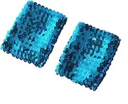 [Generic] Stylish Stretchy Elastic Arm Sleeves Sequins for Party Costume Women's Cuffs Arm Sleeve with Stunning Sequins