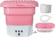 Portable Mini Washing Machine, Mini Foldable Portable Washer, Mini Travel Washing Machine for Apartments Foldable Laundry Washer Clean Fruits and Vegetables