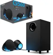 Logitech G 980-001303 G560 LIGHTSYNC PC Gaming Speakers Black