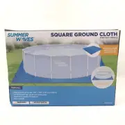 Summer Waves Polygroup® Square Ground Cloth for 15ft Pools - NEW!