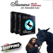 Extra Protection Best Delay Condom Premature Ejaculation STAMINA Lubricated 3 X