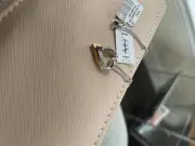 Never worn vera wang 14k white gold heart pendant necklace