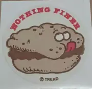 Vintage TREND Scratch and Sniff Stinky Sticker "Nothing Finer" Hamburger