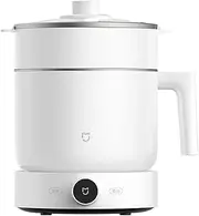 Xiao MI MIJIA Electric Hot Pot, 1.5L Smart Multi-function Steamer Pot, 9-Gear Power Adjustment, Non-Stick Frying Pan, Portable Travel Cooker for Ramen/Steak/Fried Rice/Oatmeal/Soup, 1000W