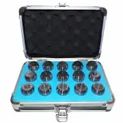 ER25 COLLETS SET 3/32" to 5/8" (15 PCs) PRIME QUALITY TESTED RUN OUT 0.0003"