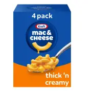 Kraft Thick 'n Creamy Macaroni & Cheese Dinner 4 ct Pack 7.25oz Boxes
