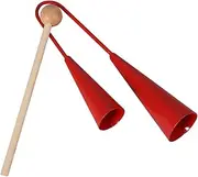 CIMAXIC Percussion Handheld Steel Bell Musical Instrument Bell Instruments Preschool Music Musical Instrument Music Hand Bells Instruments Black Iron